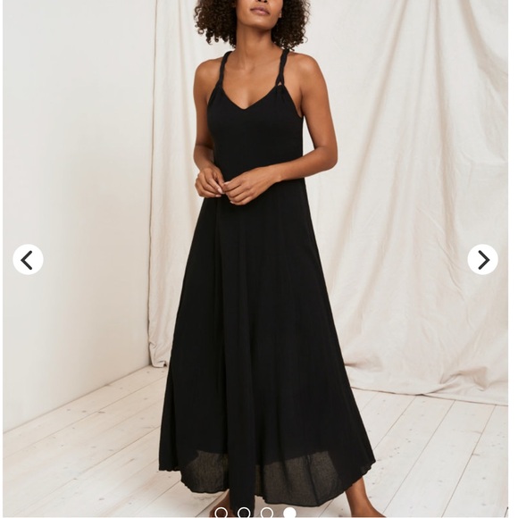 Garnet Hill Dresses & Skirts - Garnet Hill Cotton Gauze Long Cover-Up Maxi Dress Size L